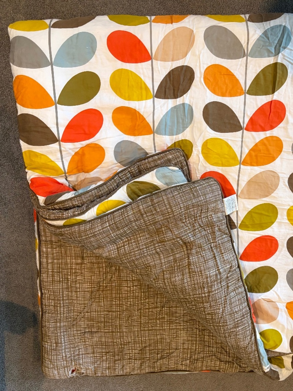 Orla Kiely Queen Comforter Quilt Set • Iconic Multi Stem Print with 2 Shams